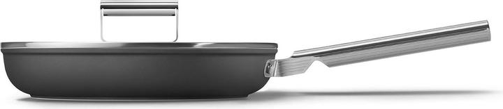 Actual product image Smeg CKFF2801BLM Frying pan Ø 28 cm, black (Frying pan, Aluminium, Stainless steel, 28 x 8.80 cm)