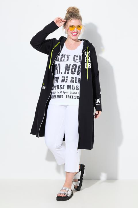 Produktbild Angel of Style Sweatjacke, A-Linie, Statement-Prints, Kapuze (50)