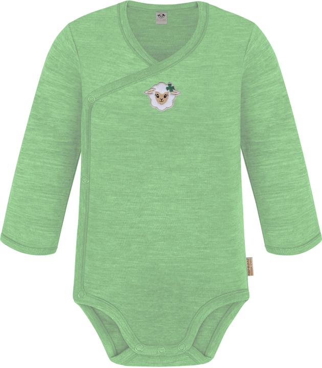 Produktbild Normani Baby Merino Wickelbody Langarm "Kaitaia" und Baby Merino Hose „Silverdale" - 9625 (80)