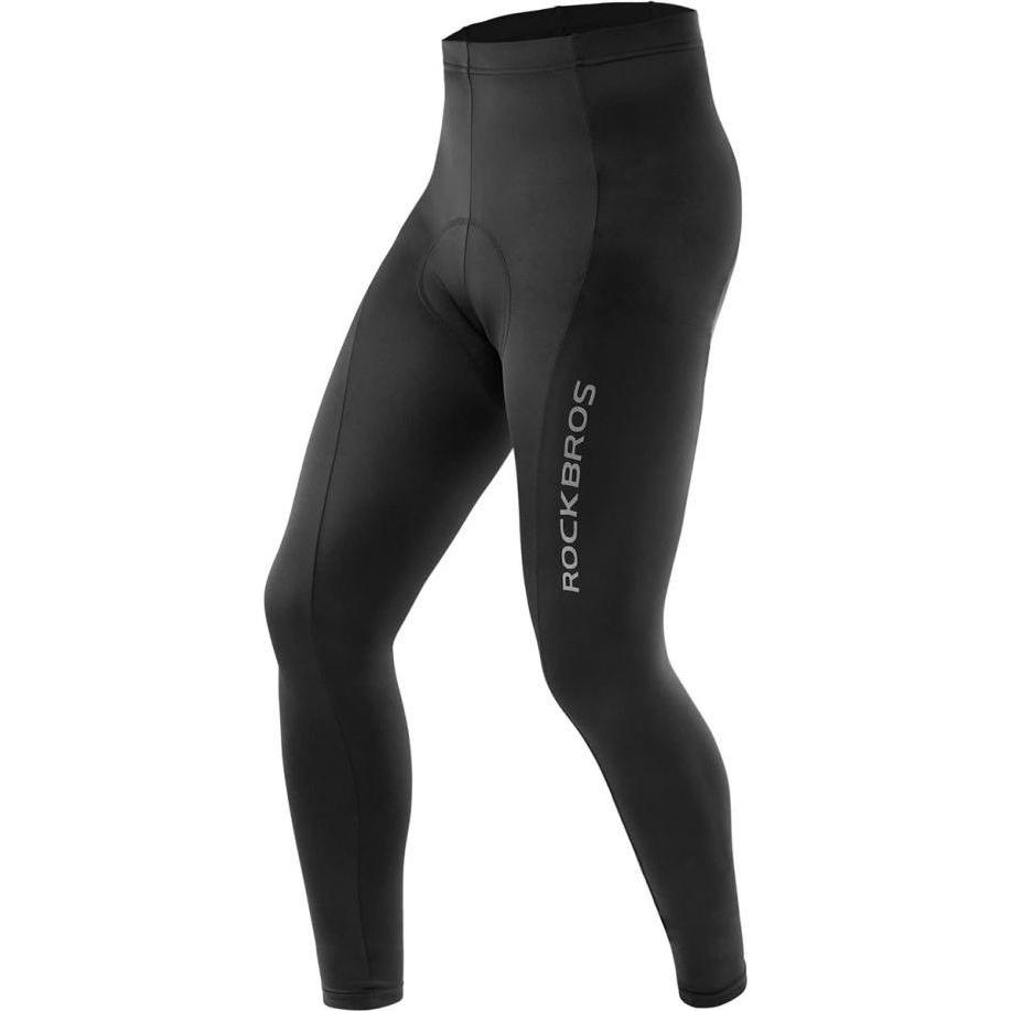 Rockbros, Herren, Velohosen, RK2004L breathable cycling pants with L insert - black (L), Schwarz, L