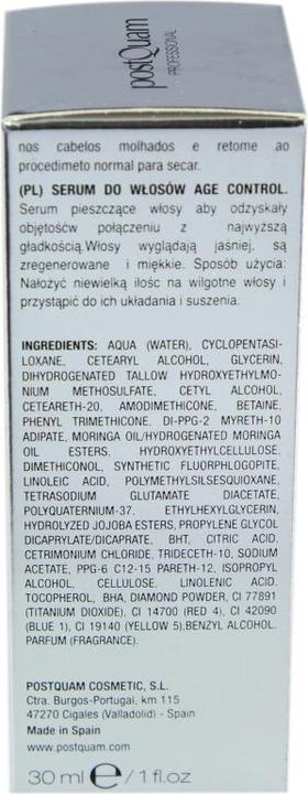 Immagine prodotto Postquam Siero per capelli Diamond Age Control 30ml (30 ml)