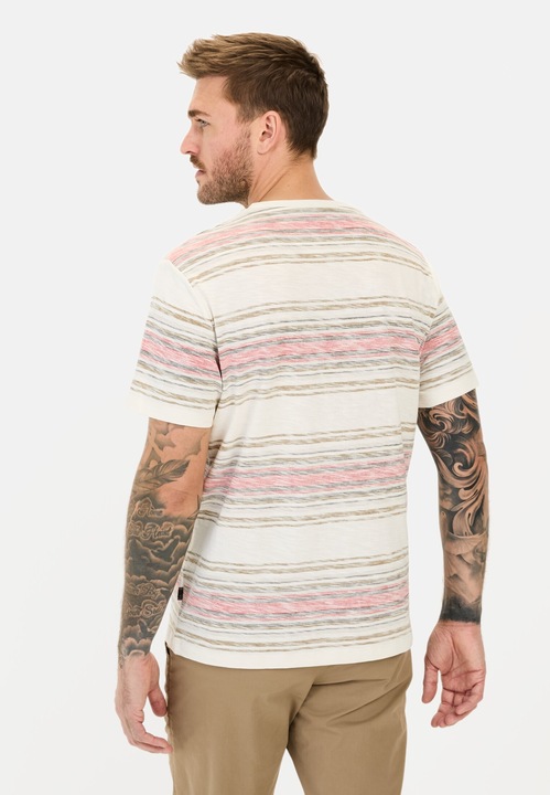 Actual product image Camel Active T-Shirt mit Streifenmuster aus Baumwolle (6XL)
