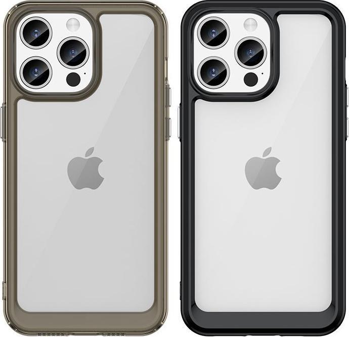 Produktbild Hurtel iPhone 15 Pro Max Outer Space Reinforced Case with Flexible Frame - Blue (Apple iPhone 15 Pro Max)
