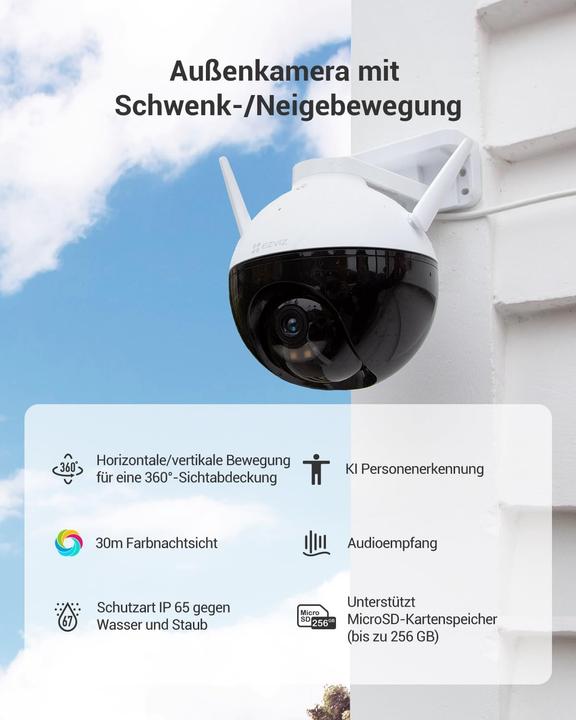Produktbild EZVIZ 1080P WLAN Überwachungskamera mit Farbnachtsicht