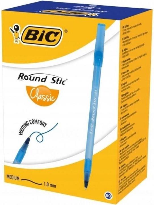 Actual product image Bic Round bar blue with 60 pieces code (238018) (Blue, 60 x)