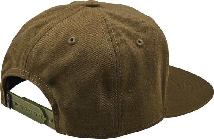 Produktbild Troy Lee Designs Flat Bill Snapback Cap, Scholar, olive, one size (One Size)