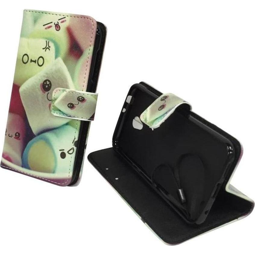 König Design Schutz Handy Hülle für Vodafone Smart Prime 7 Case Cover Tasche Wallet Etui Neu (Vodafone Smart Prime 7), S...