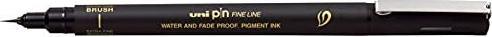 Produktbild Uni-ball Fineliner Uni Pin Brush Art/Età5 (Dunkelgrau, Grau, Hellgrau, Schwarz, Sepia, 5x)
