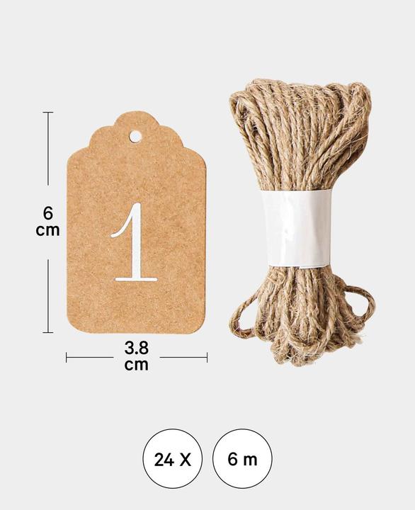 Actual product image I Am Creative Advent Calendar Tags