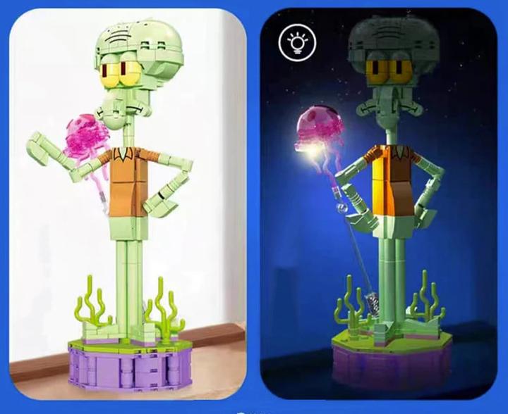 Actual product image Sembo SpongeBob - Taddeus Tentacles with Night Light