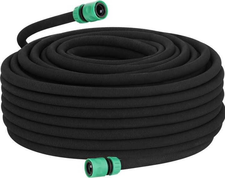 Produktbild Hillvert Tropfschlauch Bewässerung Perlschlauch 50 m Gartenbewässerung 20 Haken Hahnstück (Tropfschlauch + Tropfrohr)