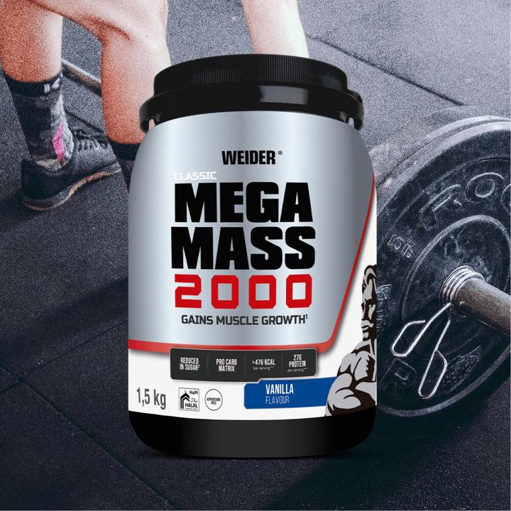 Actual product image Weider Mega Mass 2000 (1x)