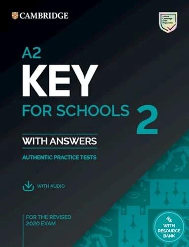 Actual product image A2 Key for Schools 2 Student's Book with Answers with Audio with Resource Bank (English, 2022)