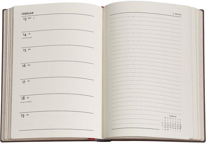 Produktbild Paperblanks PAPERBLAN Agenda Mailänder Dom 2026 DD0619-1 1W/1S VSO Midi HC DE 13x18cm (1 Woche / 1 Seite)