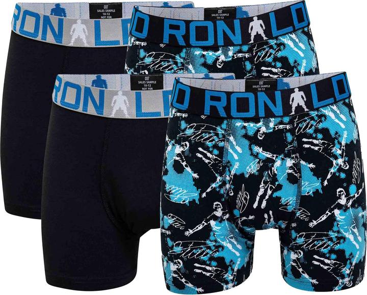 Produktbild CR7 Boxershort Casual Figurbetont Boys Trunk 4-pack (104, 110, 4er Pack)