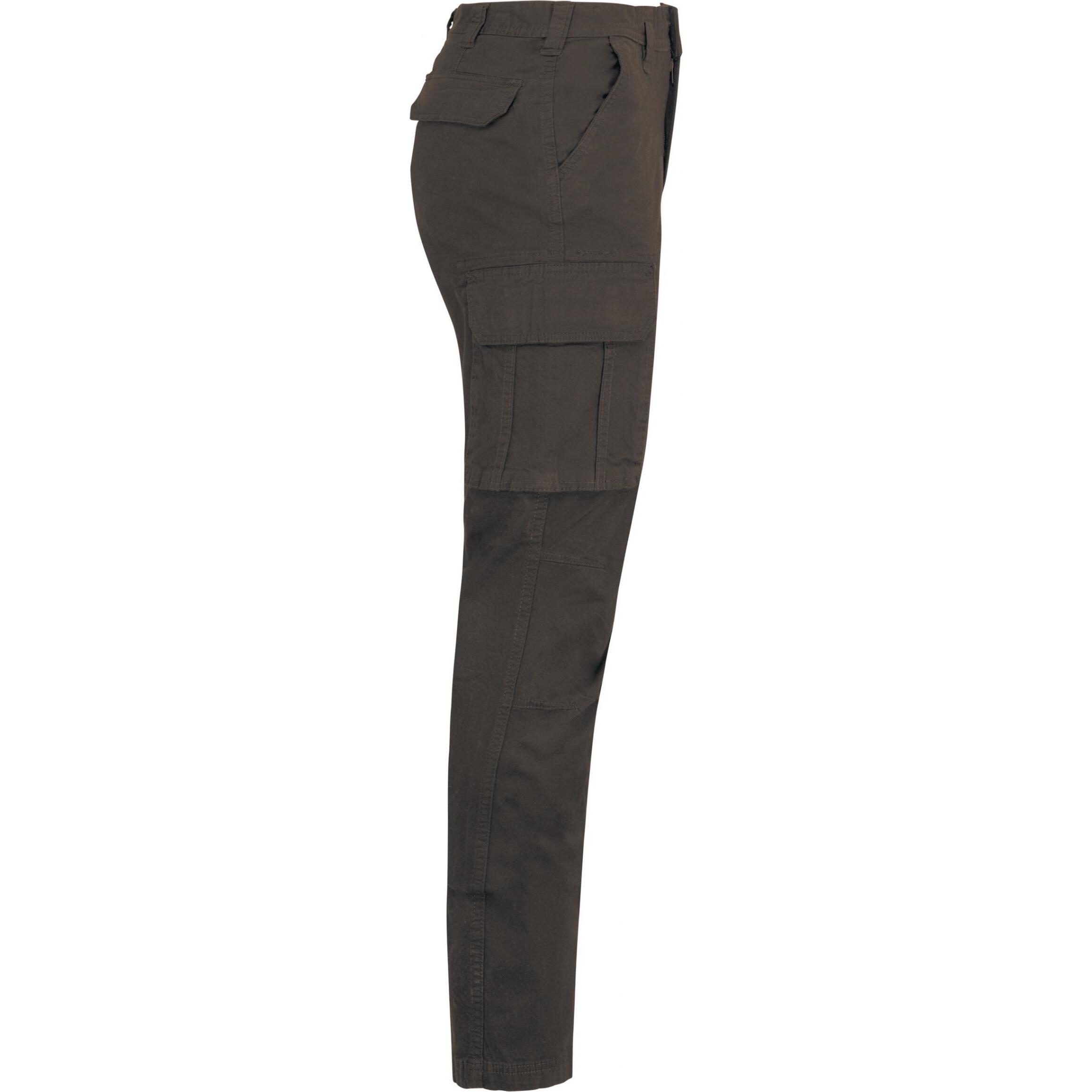 Thumbnail - Kariban, Herren, Hosen, Cargo-Hose, Grau, (52)