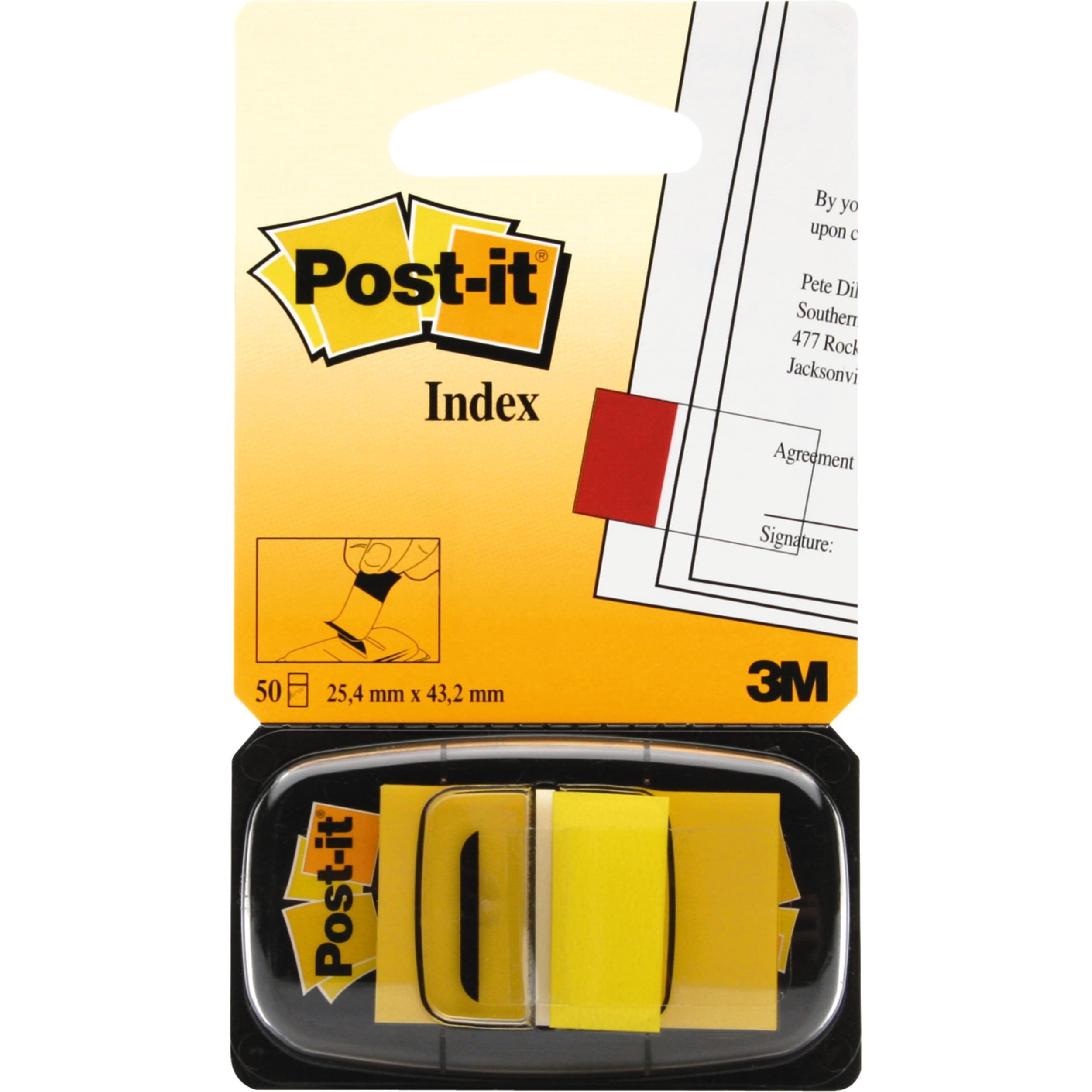 Post-it, Haftnotiz, Index (25 x 43 mm)
