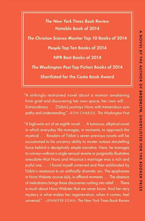 Produktbild Nora Webster (Englisch, Colm Toibin, 2015)
