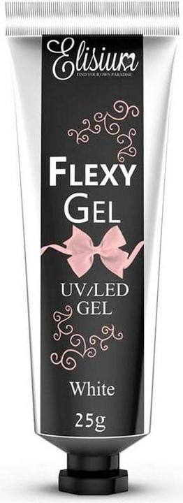Actual product image Elisium Flexy Gel White Nail Extension Gel 25G