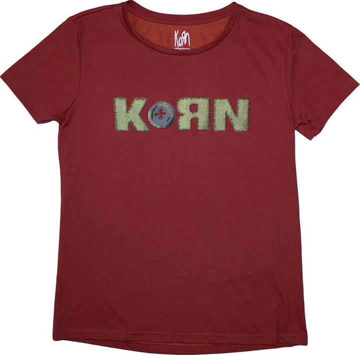 Actual product image Korn Womens/Ladies Doll Issues Back Print T-Shirt (L)