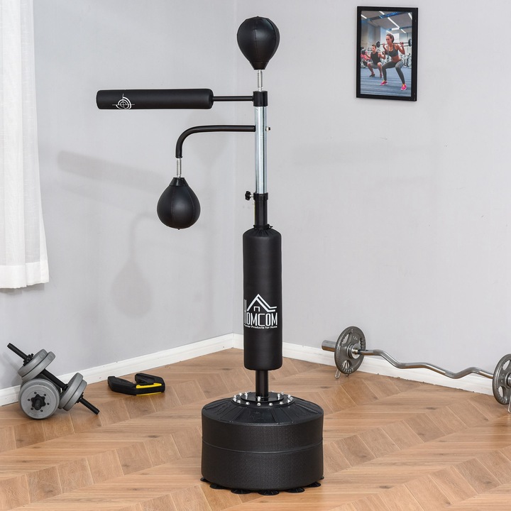 Produktbild Homcom 3-in-1 Boxstand mit 2 Speedbällen (88 cm, 11.50 kg)
