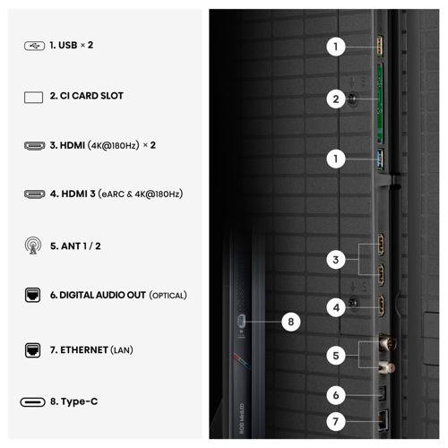 Produktbild Hisense TV 75UR9DS 75" RGB Mini LED 4K (75", QD-Mini-LED, RGB-Mini-LED, 4K)