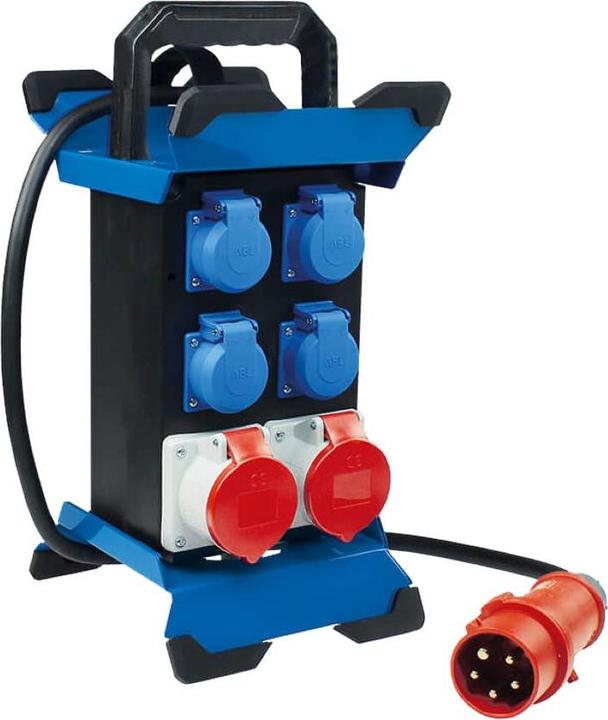 Produktbild As - Schwabe Mobiler CEE Stromverteiler (6x, CEE 16/5, CEE 32/5, CEE 7/3)