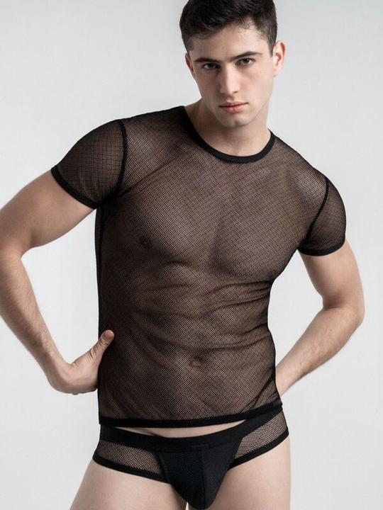 Immagine prodotto Manstore Maglietta casual a rete (M)