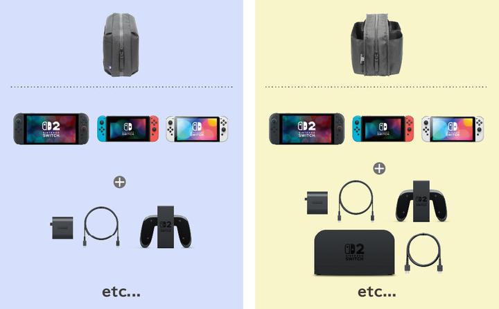 Produktbild HORI NSW2 Tasche Travel wendbar offiziell lizenziert (Switch 2)