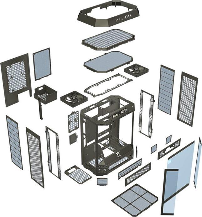 Produktbild Thermaltake The Tower 600 (mATX, Mini-ITX, ATX)