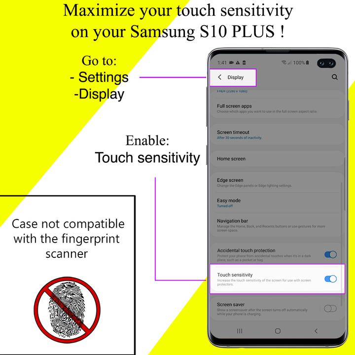 Produktbild Nalia 360 Grad Handyhülle (Samsung Galaxy S10+)