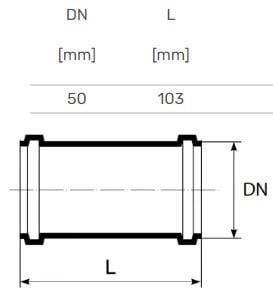 Produktbild Magnaplast Coupling Internal Repair D50 Pp Ultra