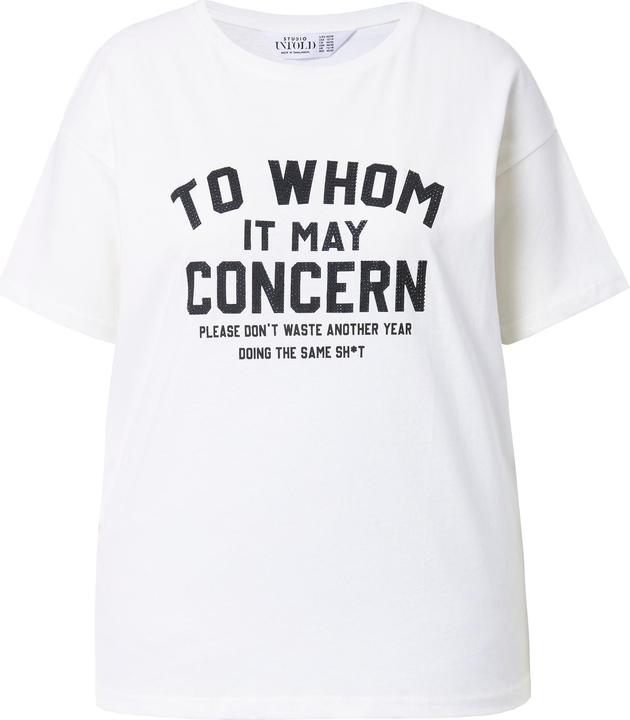 Produktbild Studio Untold T-Shirt, oversized, Schrift mit Glittersteinchen (60)