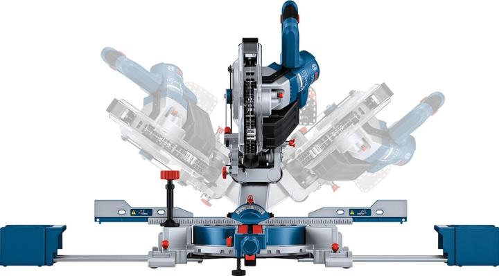 Actual product image Bosch Professional Scie pendulaire à onglet à accu BOSCH Click+Go GCM 18V-216 D BITURBO