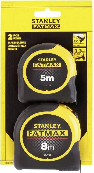Produktbild Stanley ST. FALTMASS 5m + 8m FATMAX BLADEARMOR (5 m)