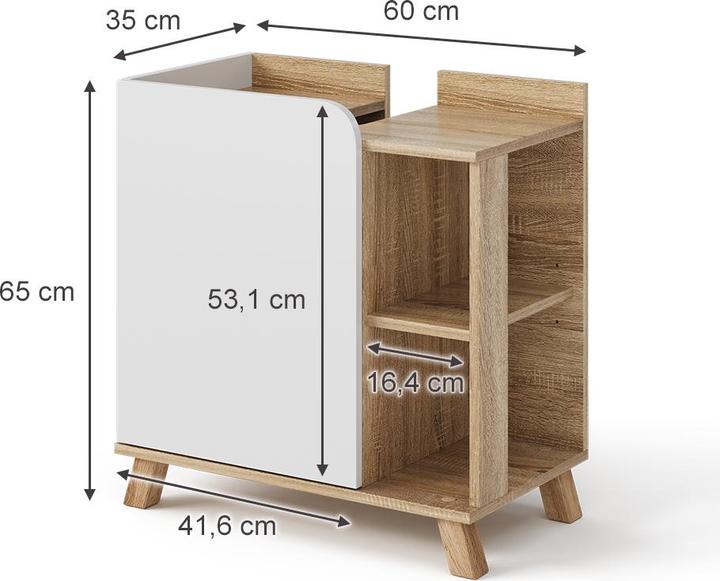 Actual product image Vicco Karen (60 x 65 x 35 cm)