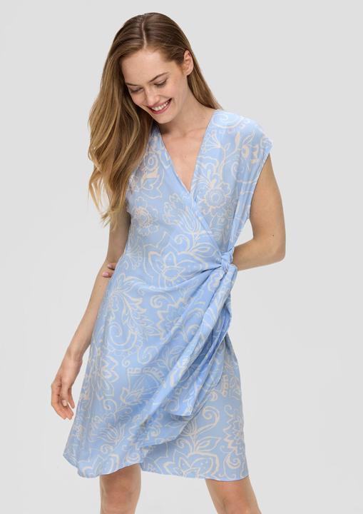 Actual product image S.Oliver Kleid Viskose-Kleid im Relaxed Fit mit Knoten-Detail (46)