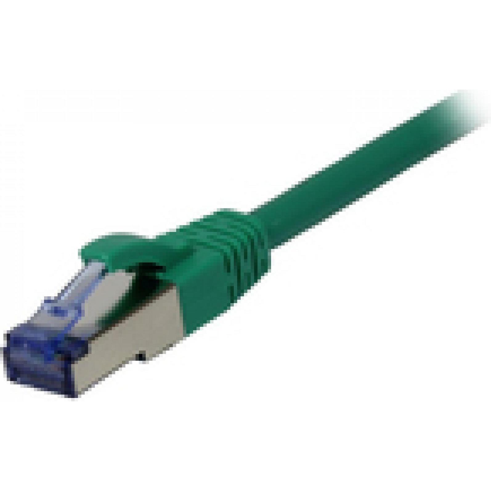 Synergy 21 Patchkabel RJ45 CAT6A 500Mhz 7.5m gruen S-STP S/FTP Komponent getestet AWG26 (S/FTP, CAT6a, 7.50 m), Netzwerk...