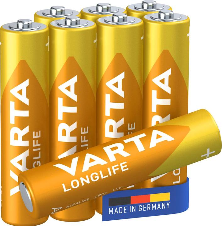 Actual product image Varta Longlife (8 pcs., AAA, 1200 mAh)