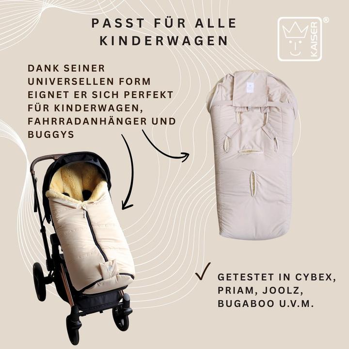 Image du produit Kaiser Baby Kaiser Lammfell Fusssack Iglu 2.0, cream