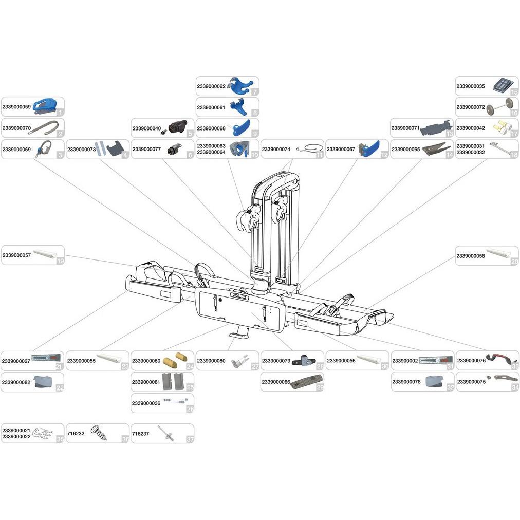 XLC, Kennzeichenhalter, CC-X60