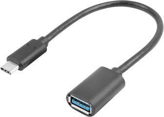 Produktbild Lanberg AD-UC-UA-04 USB Kabel USB 3.2 Gen 1 (3.1 Gen 1) USB A USB C (0.15 m, USB 3.1)