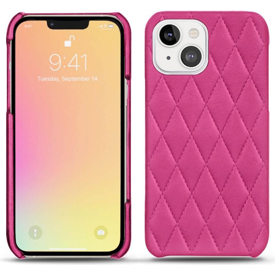 Noreve Lederschutzhülle (Apple iPhone 13), Smartphone Hülle, Rosa
