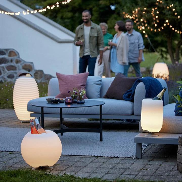 Actual product image Kooduu Sphere - Brushed silver (10 h, Rechargeable battery operated, Battery operated)