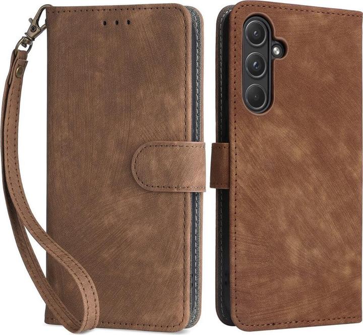 Immagine prodotto Cover-Discount Galaxy A55 - Custodia con blocco RFID marrone (Samsung Galaxy A55)