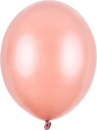 Produktbild Partydeco Strong Balloons 27cm, Metallic Rose Gold (1 pkt / 100 pc.) (100 x)