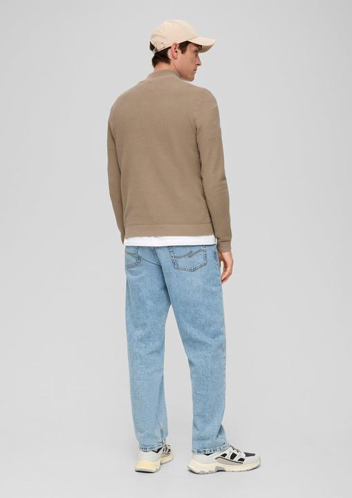 Produktbild s.Oliver Strickpullover Pullover aus Strukturstrick (M)