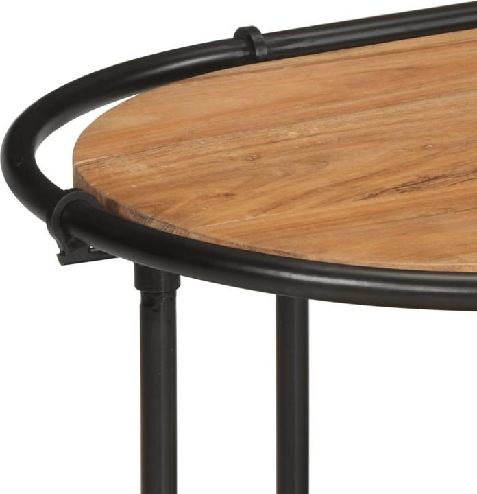 Immagine prodotto vidaXL Mobile TV Mobile TV basso Tavolo TV in legno massiccio di acacia (100 x 42 x 40 cm)