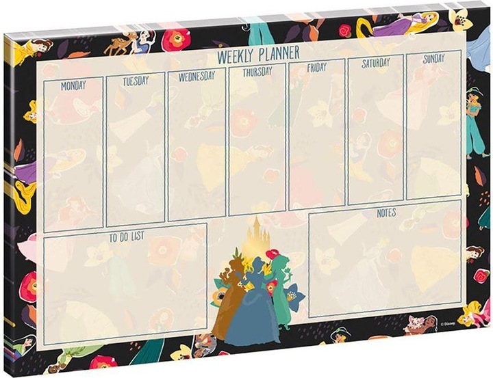 Produktbild Disney Princess Schreibtischunterlage Floral A4 (21 x 28 cm)