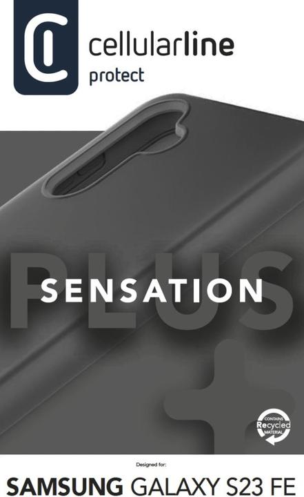 Image du produit Peter Jäckel Cellularline Sensation Case pour Samsung S23 FE Black (Samsung Galaxy S23 FE)